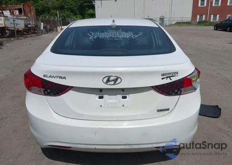2013 Hyundai Elantra Limited from USA, damaged, VIN 5NPDH4AE2DH263286